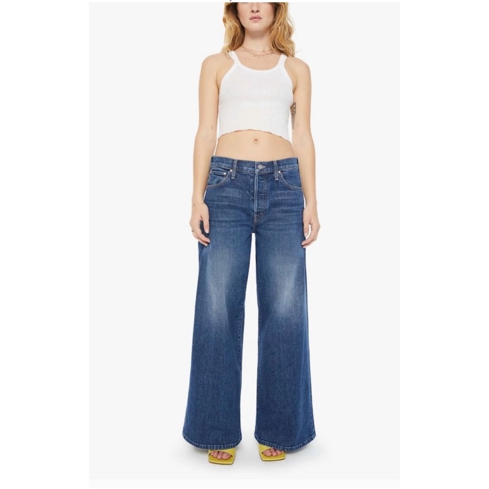 MOTHER Blue Flare & Wide Leg Jeans
